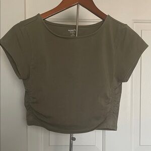 Old Navy ruched crop top